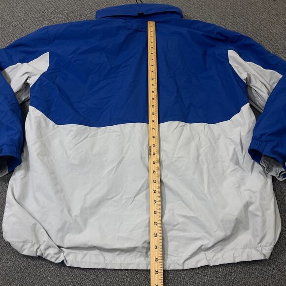 Vintage Tommy Hilfiger Jacket Mens Size XXL Hoodie Blue Windbreaker Snow Ski Y2K - Picture 10 of 14